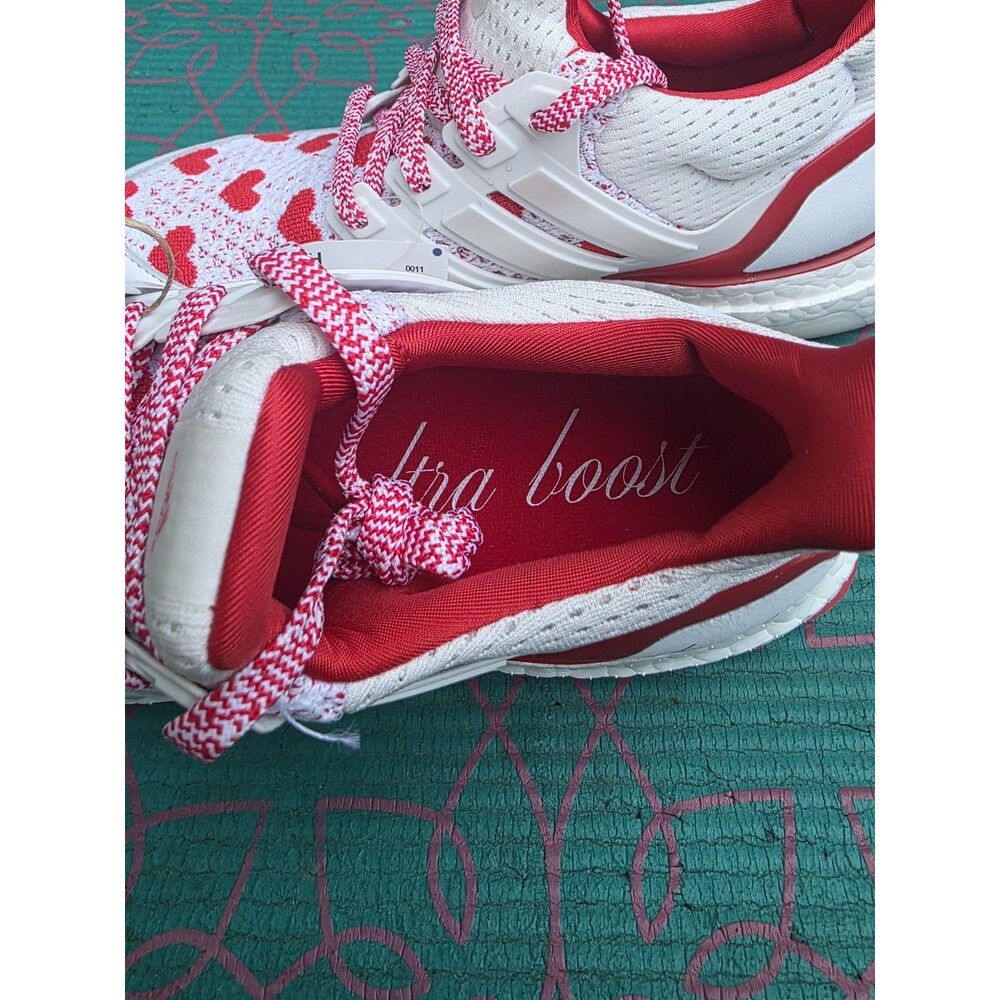 Adidas Ultra Boost 1.0 NBY White 'Valentine’s Day' Womens Shoes JR5845 Size 6 - Picture 9 of 10
